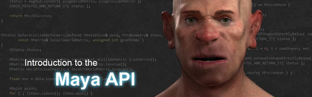 Intro to the Maya API