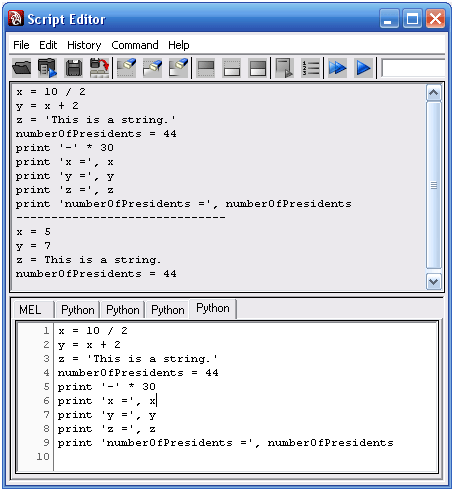 Figure 10 - Variables