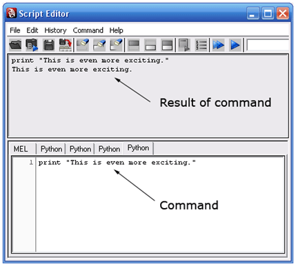 Figure 2 - Script Editor